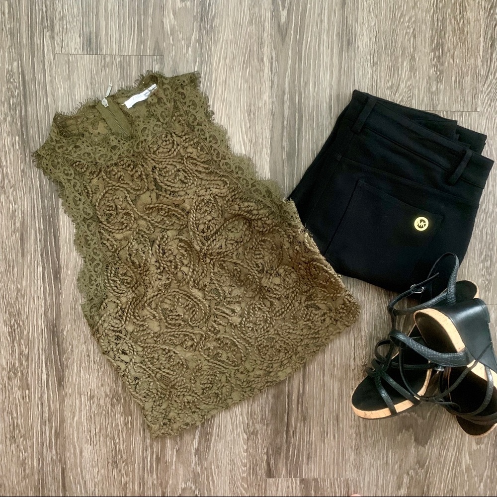 Zara Lace Crop Top